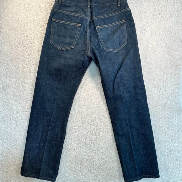 APC Rescue Jean Droit Selvedge Stiff Denim Red Line 30x29 Men's Straight Indigo - Picture 2 of 9